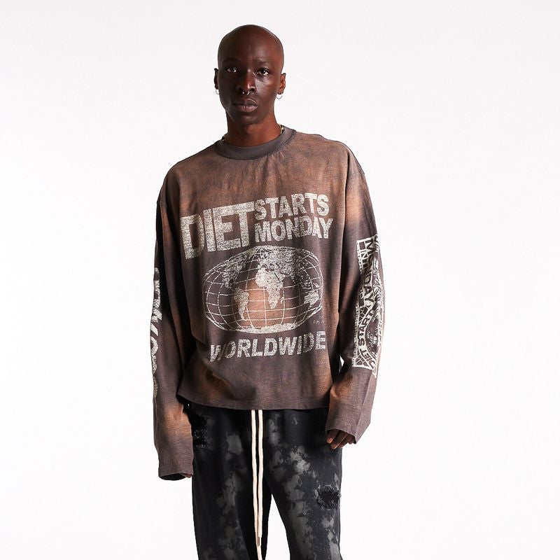 Worldwide long sleeve tee