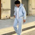 Vintage zip up hoodie set