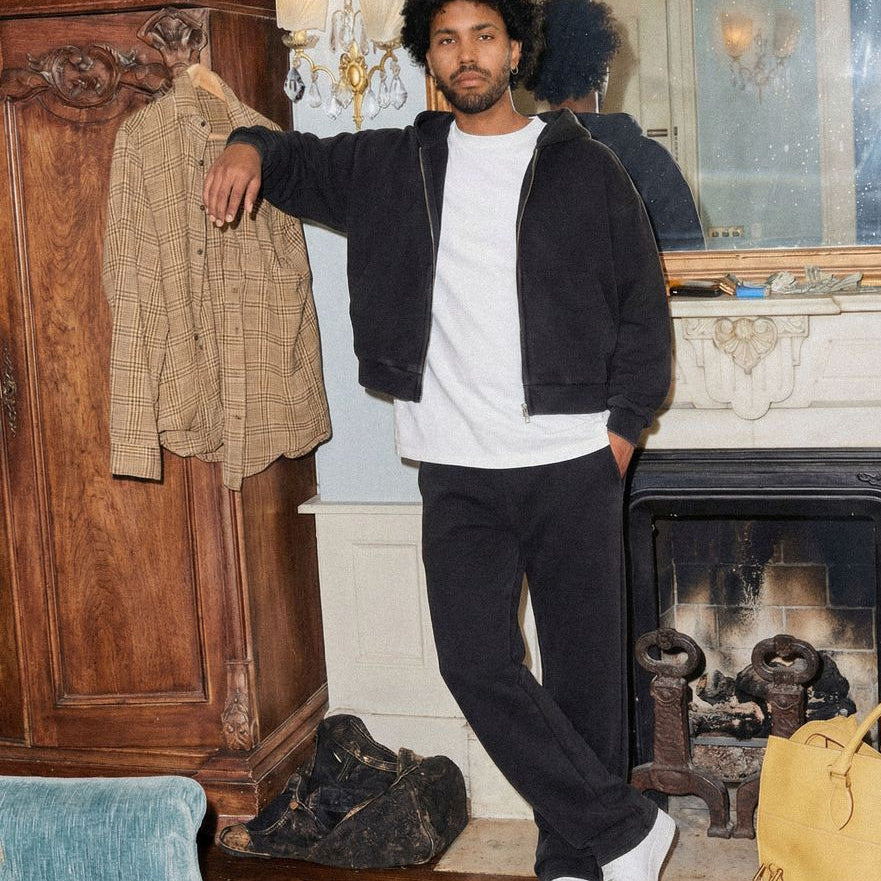 Vintage zip up hoodie set