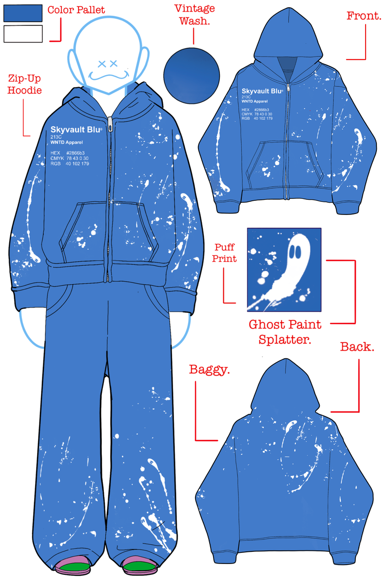 Ghost Paint Hoodie